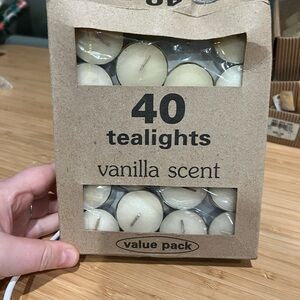 Vanilla Scented Tea Lights – 38 Count (New)
